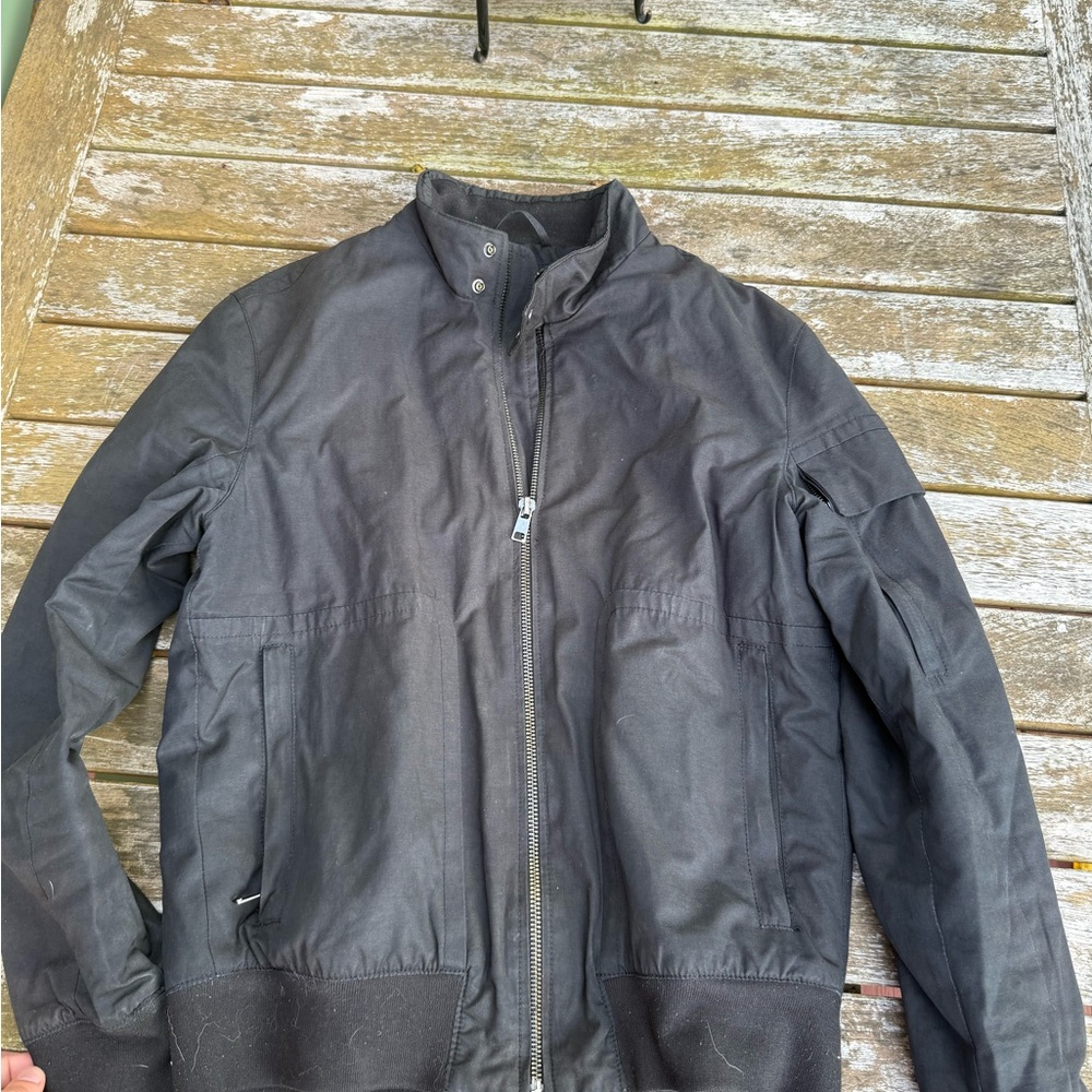 H&M Men's Classic Black Bomber Jacket - Picture 4 of 6